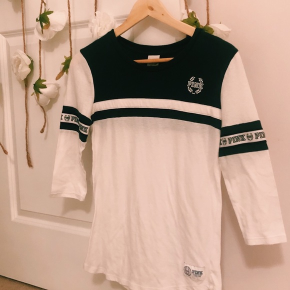 PINK Victoria's Secret Tops - PINK Victoria’s Secret quarter sleeve tee